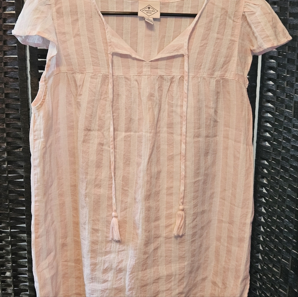 St. Johns Bay Preppy Boho Top